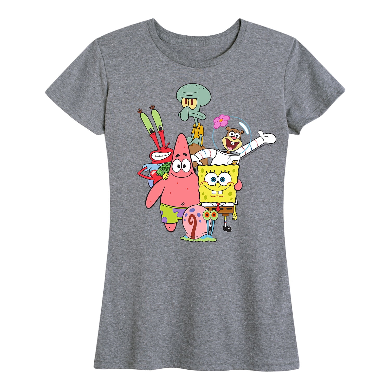 SpongeBob SquarePants Men's Bikini Bottom Drivers License T-Shirt, M