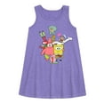 thumbnail image 1 of SpongeBob SquarePants - Bikini Bottom Group - Toddler and Youth Girls A-line Dress, 1 of 4