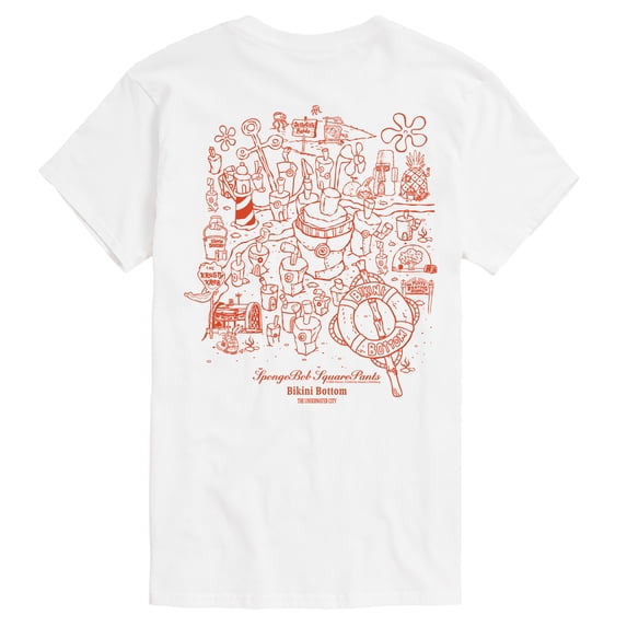SpongeBob SquarePants - Bikini Bottom Short Sleeve Graphic T-Shirt