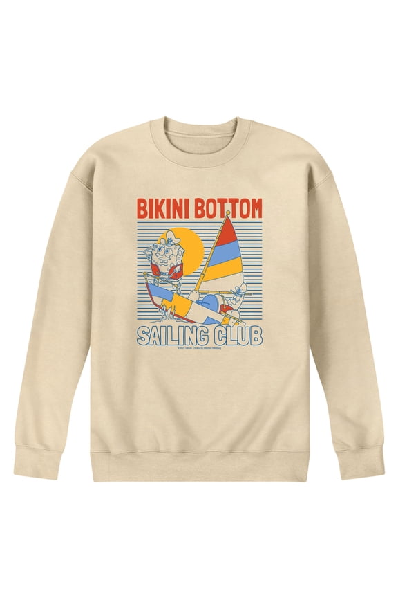 - Bikini Bottom Sailing Club - Men's Crew Fleece Sweatshirt