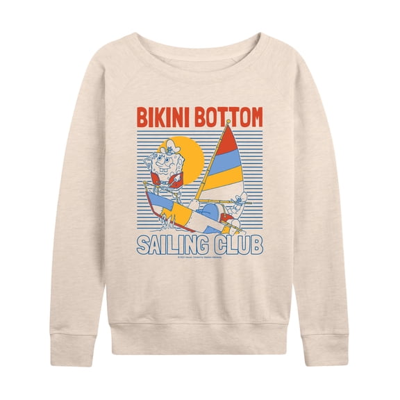 SpongeBob SquarePants - Bikini Bottom Sailing Club - Women's French Terry Long Sleeve Pullover