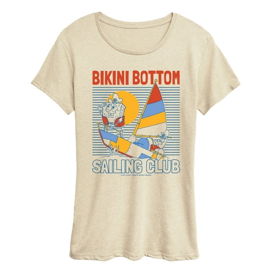 SpongeBob SquarePants - Bikini Bottom Sailing Club - Women's Short Sleeve Graphic T-Shirt