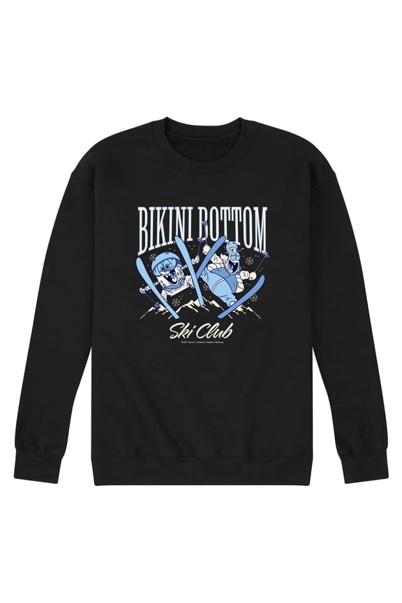 - Bikini Bottom Ski Club - Men's Crew Fleece Sweatshirt