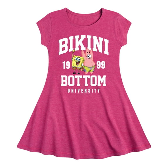 SpongeBob SquarePants - Bikini Bottom University - Toddler & Youth Girls Fit & Flare Dress