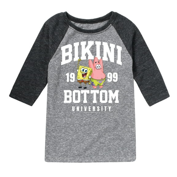 SpongeBob SquarePants - Bikini Bottom University - Toddler & Youth Raglan Graphic T-Shirt