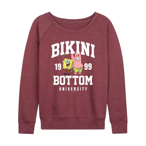 SpongeBob SquarePants - Bikini Bottom University - Women's Lightweight French Terry Long Sleeve Shirt