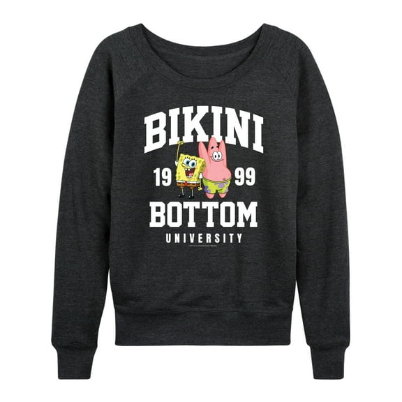 SpongeBob SquarePants - Bikini Bottom University - Women's Lightweight French Terry Long Sleeve Shirt