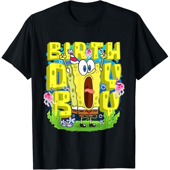 SpongeBob SquarePants Birthday Boy Funny Boys Birthday gift T-Shirt