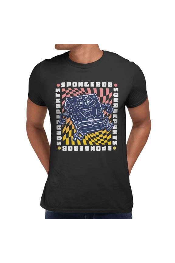 Blue Mosaic Vintage Men's T Shirt (Black, S-XXXL)