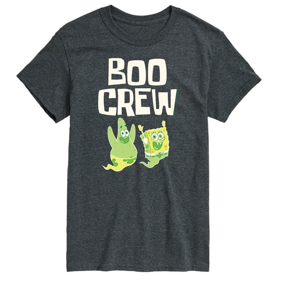 SpongeBob SquarePants - Boo Crew Patrick and Spongebob Glow In The Dark - Men's Short Sleeve Graphic T-Shirt