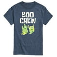thumbnail image 1 of SpongeBob SquarePants - Boo Crew Patrick and Spongebob Glow In The Dark - Men's Short Sleeve Graphic T-Shirt, 1 of 6