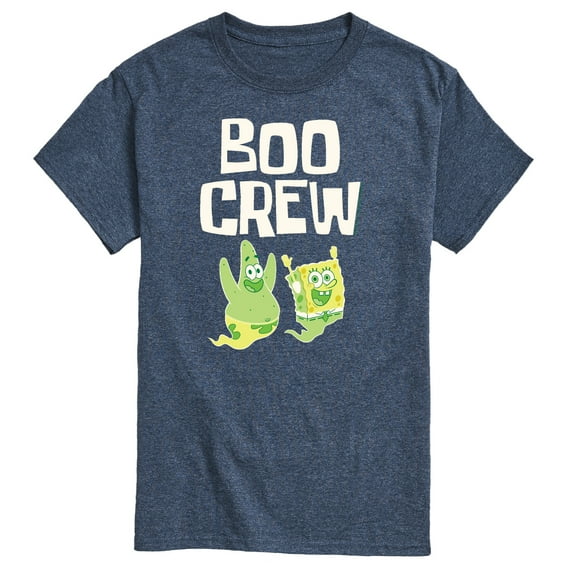 SpongeBob SquarePants - Boo Crew Patrick and Spongebob Glow In The Dark - Men's Short Sleeve Graphic T-Shirt