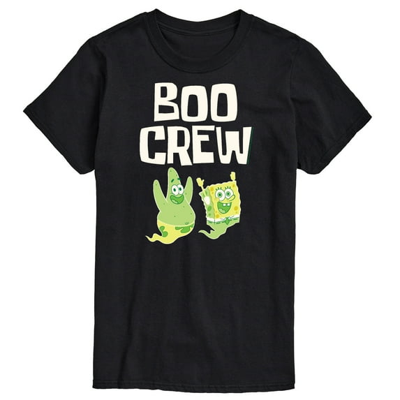 SpongeBob SquarePants - Boo Crew Patrick and Spongebob Glow In The Dark - Men's Short Sleeve Graphic T-Shirt