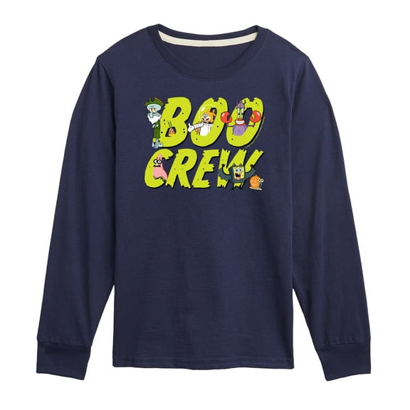 SpongeBob SquarePants - Boo Crew - Toddler & Youth Long Sleeve Graphic T-Shirt