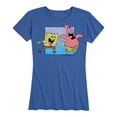 thumbnail image 1 of SpongeBob SquarePants - Boxed SpongeBob Art - Women's Short Sleeve Graphic T-Shirt, 1 of 5