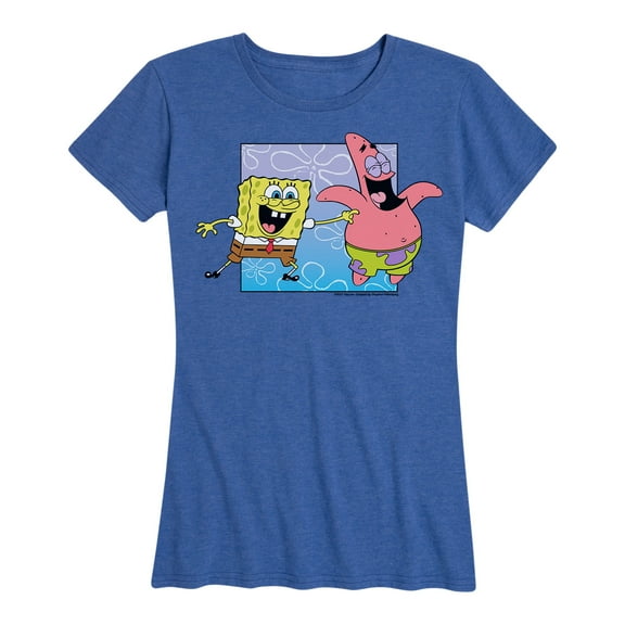 SpongeBob SquarePants - Boxed SpongeBob Art - Women's Short Sleeve Graphic T-Shirt