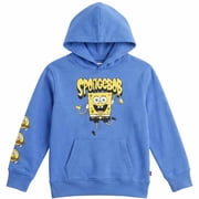 SpongeBob SquarePants Boys Pullover Hoodie - Little and Big Boys Sizes 4-20 Blue