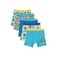 thumbnail image 1 of SpongeBob SquarePants Boys Underwear, 5 Pack Boxer Briefs Sizes 4-6, 1 of 3