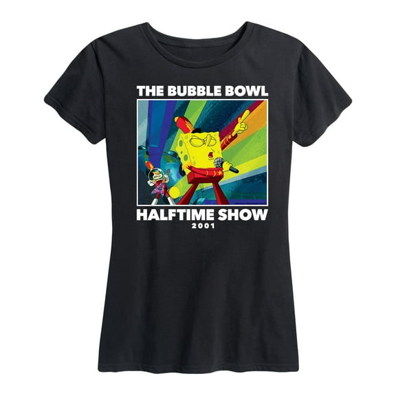 SpongeBob SquarePants - Bubble Bowl Halftime Show - Women's Short Sleeve Graphic T-Shirt