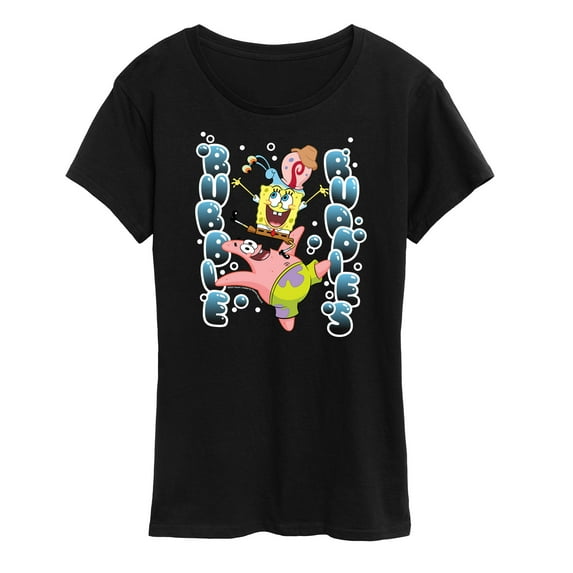 SpongeBob SquarePants - Bubble Buddies - Women's Short Sleeve Graphic T-Shirt