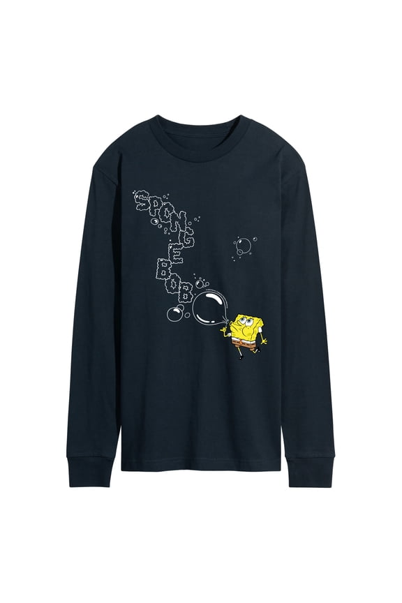 - Bubbles - Men's Long Sleeve Graphic T-Shirt