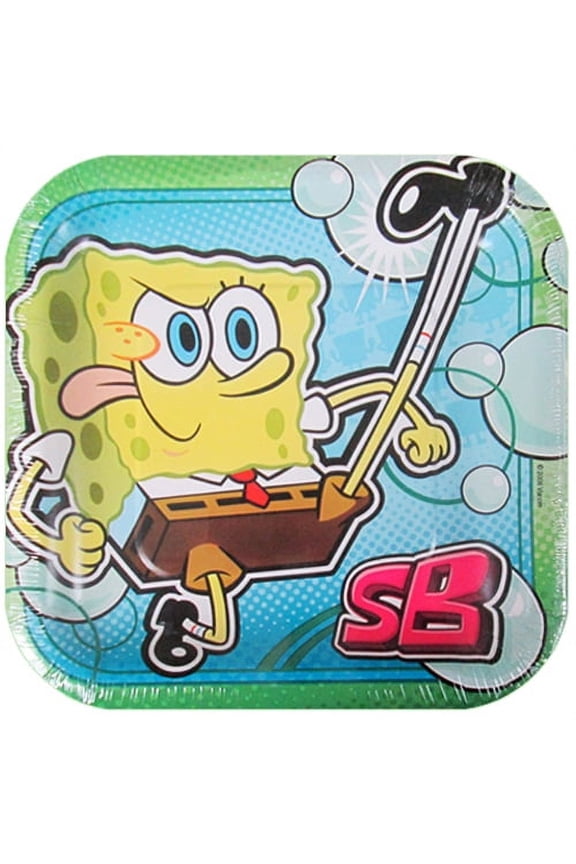 SpongeBob SquarePants 'Bubbles' Small Paper Plates (8ct)