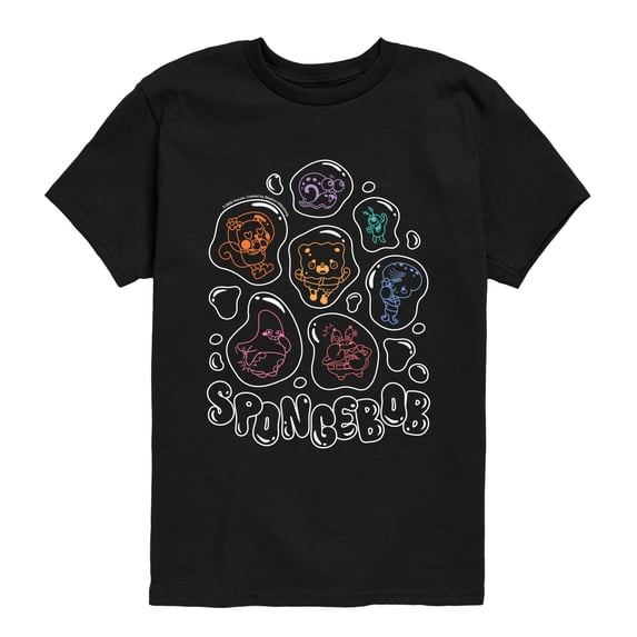SpongeBob SquarePants - Bubbles - Youth Boys Short Sleeve Graphic T-Shirt