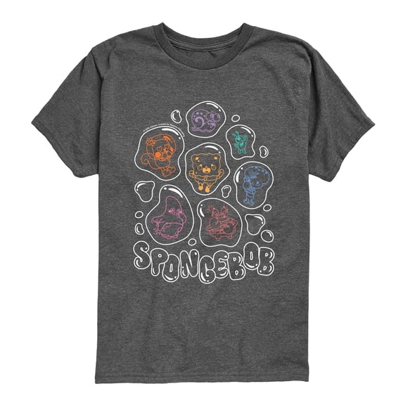 SpongeBob SquarePants - Bubbles - Youth Boys Short Sleeve Graphic T-Shirt