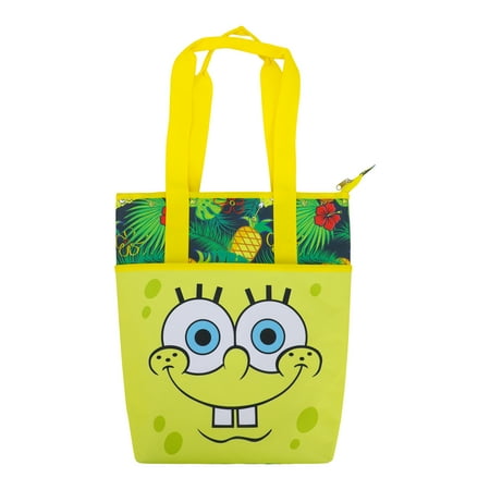 SpongeBob SquarePants Character Face 16" Insulated Cooler Tote