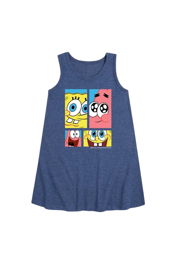 - Character Grid - Girls Aline Dress