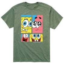 SpongeBob SquarePants - Character Grid - Men's Short Sleeve Graphic T-Shirt
