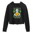 thumbnail image 1 of SpongeBob SquarePants - Charmed I'm Sure  - Juniors Cropped Pullover Hoodie, 1 of 6