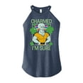 thumbnail image 1 of SpongeBob SquarePants - Charmed I'm Sure  - Juniors High Neck Tank Top, 1 of 6