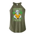 thumbnail image 1 of SpongeBob SquarePants - Charmed I'm Sure  - Juniors High Neck Tank Top, 1 of 6