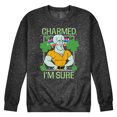 thumbnail image 1 of SpongeBob SquarePants - Charmed I'm Sure - Men's Crew Neck Fleece Pullover, 1 of 6