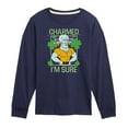 thumbnail image 1 of SpongeBob SquarePants - Charmed I'm Sure - Toddler And Youth Long Sleeve Graphic T-Shirt, 1 of 6