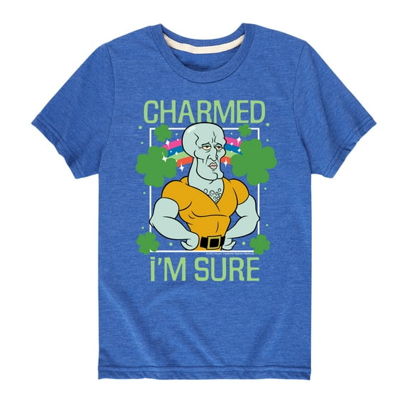 SpongeBob SquarePants - Charmed I'm Sure - Toddler And Youth Short Sleeve Graphic T-Shirt