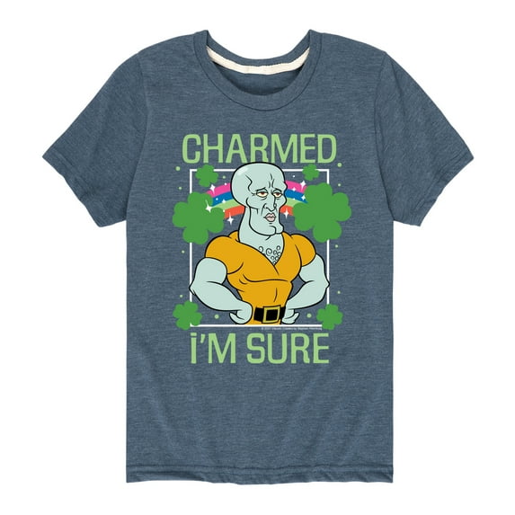 SpongeBob SquarePants - Charmed I'm Sure - Toddler And Youth Short Sleeve Graphic T-Shirt