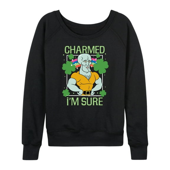 SpongeBob SquarePants - Charmed Im Sure - Women's Lightweight French Terry Long Sleeve Shirt