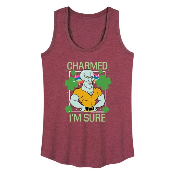 SpongeBob SquarePants - Charmed Im Sure - Women's Racerback Tank Top