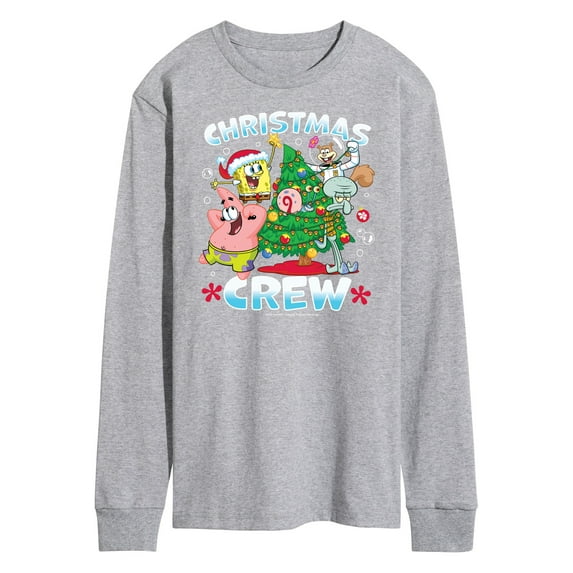 SpongeBob SquarePants - Christmas Crew - Men's Long Sleeve T-Shirt