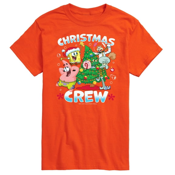 SpongeBob SquarePants - Christmas Crew - Men's Short Sleeve Graphic T-Shirt