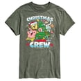 thumbnail image 1 of SpongeBob SquarePants - Christmas Crew - Men's Short Sleeve Graphic T-Shirt, 1 of 6