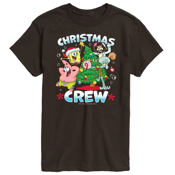 SpongeBob SquarePants - Christmas Crew - Men's Short Sleeve Graphic T-Shirt