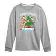 thumbnail image 1 of SpongeBob SquarePants - Christmas Crew - Toddler And Youth Long Sleeve Graphic T-Shirt, 1 of 6