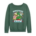 thumbnail image 1 of SpongeBob SquarePants - Christmas Crew - Women's Lightweight French Terry Long Sleeve Shirt, 1 of 6