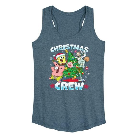 SpongeBob SquarePants - Christmas Crew - Women's Racerback Tank Top