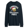 thumbnail image 1 of SpongeBob SquarePants - Christmas Pants - Men's Long Sleeve T-Shirt, 1 of 6