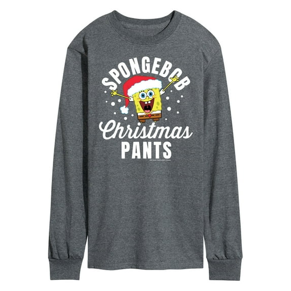 SpongeBob SquarePants - Christmas Pants - Men's Long Sleeve T-Shirt