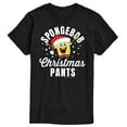 thumbnail image 1 of SpongeBob SquarePants - Christmas Pants - Men's Short Sleeve Graphic T-Shirt, 1 of 6